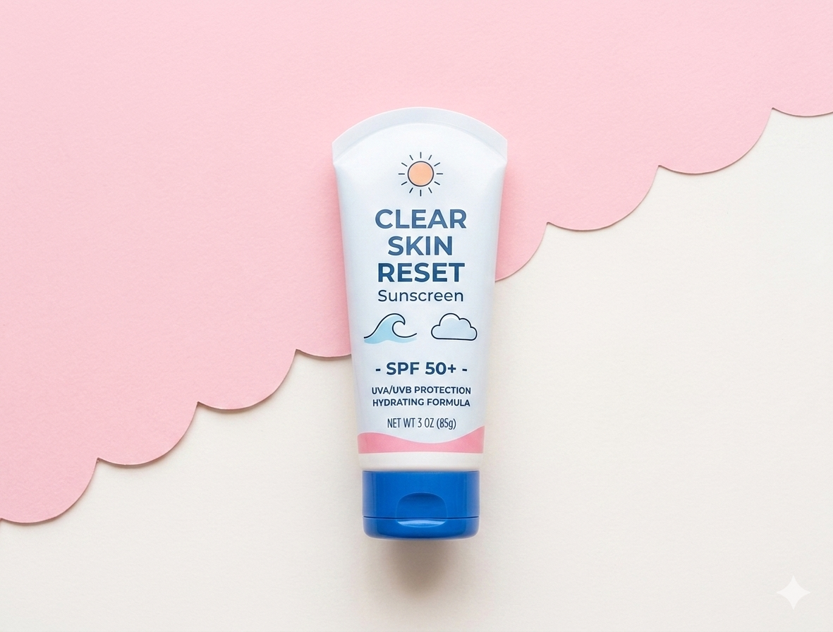 ClearSkin Reset Sunscreen™ – SPF 50 Oil Control & UV Protection